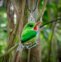 Image 1 of San Pedrito Necklace | Puerto Rican Tody 
