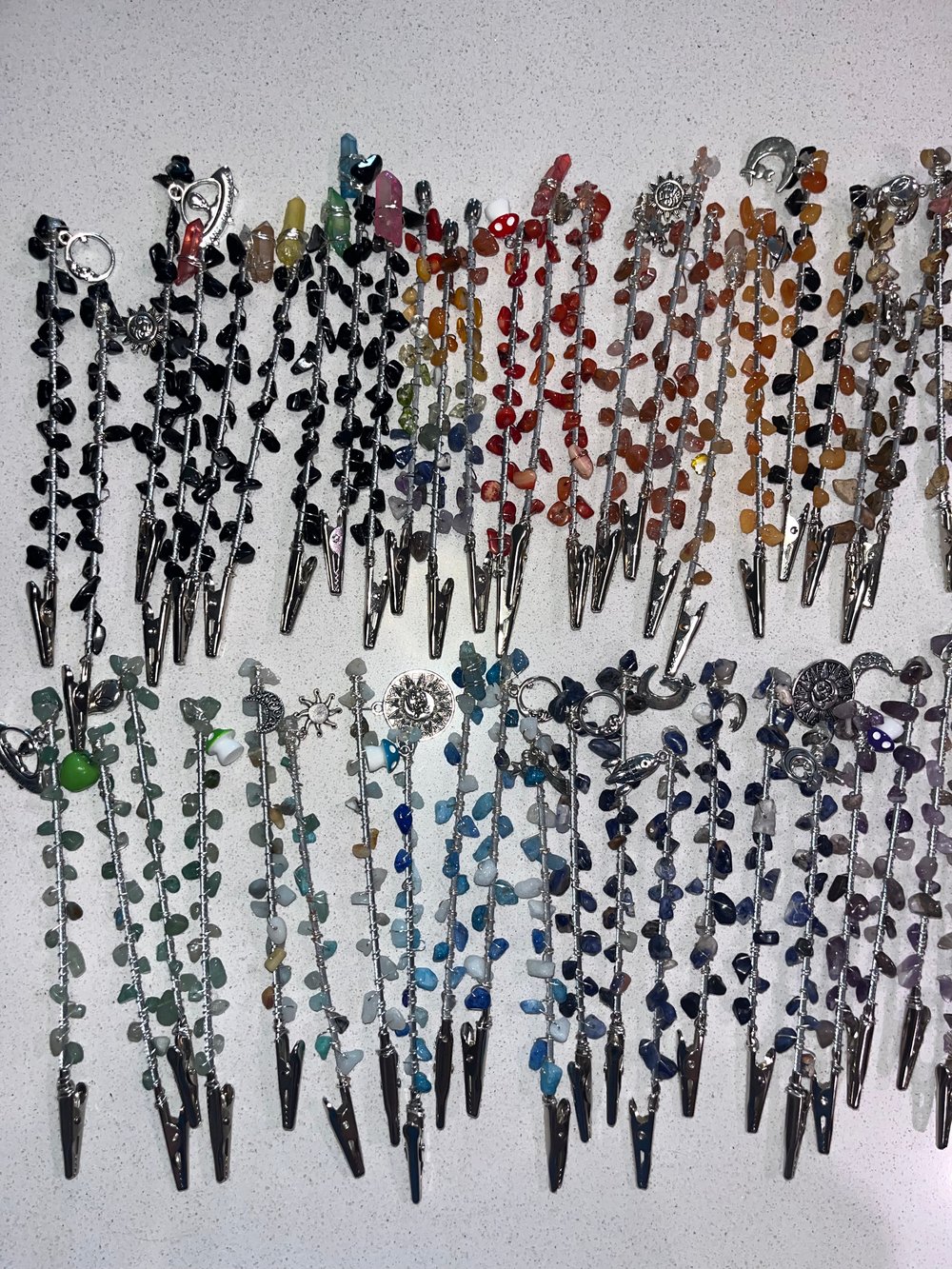 crystal roach clips - many options