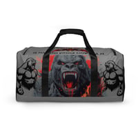 Image 8 of Gorillas Only Gray Duffle Bag