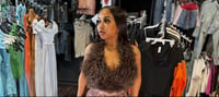 Image 1 of Faux Fur Crop Tank