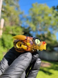 Image 7 of Fuchsia Fire DragonHead Pendant