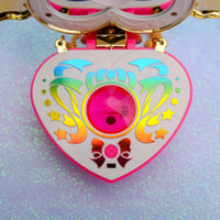 Image 10 of Sailor Moon SuperS Crisis Moon Compact Toy (Bandai 1995)