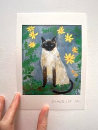 Image 5 of A5 print -Siamese cat 