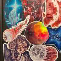 Image 4 of Flying eye artwork sticker