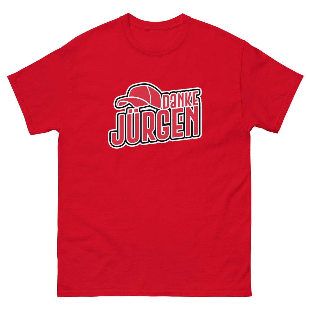 Danke Jurgen Unisex Tee (Red)
