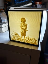Image 5 of "Boy With Teddy" By Mas Vandal, Printed by UrbanLayers. Limited Edition run of 3 with COA