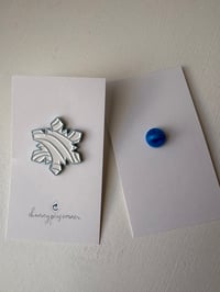 Image 2 of Yarnie Snowflake Enamel Pin
