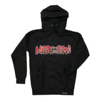 Migoz N The Hood hoodie (Black/Red)