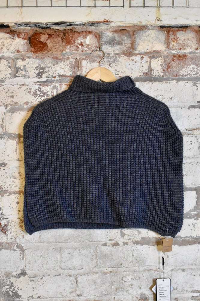 Image of Cashmere roll-neck cape