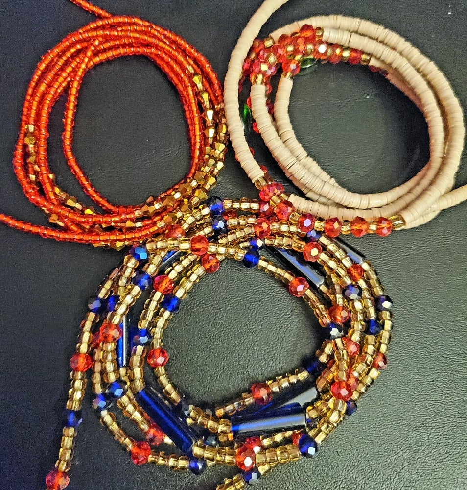 Image of 3 waistbeads 