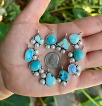 Image 3 of Turquoise & Freshwater Pearl Necklaces