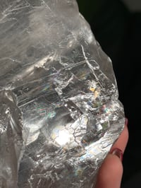 Image 11 of RAINBOW FILLED LA PLATOSA SELENITE -MEXICO- B