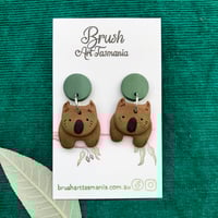 Wombat Drop Earrings