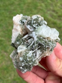 Image 16 of Green Apophyllite, Scolecite & Stilbite Specimen | India #3040