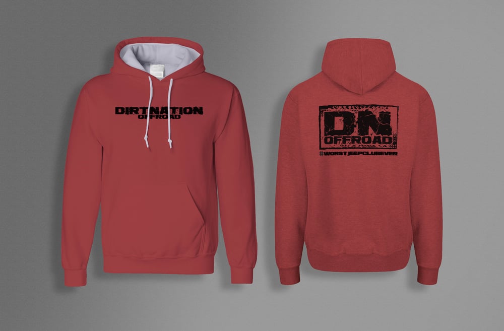 Dirtnation Hoodie 2024 Logo Red