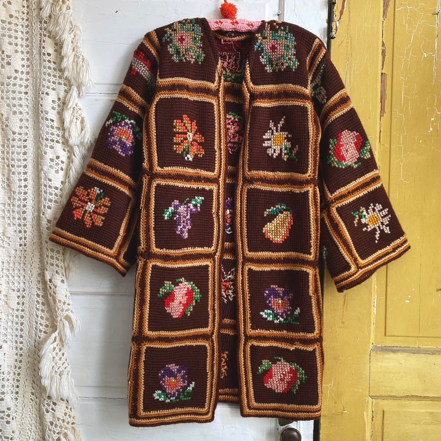 Image of Small Town Gardens Granny Sweater