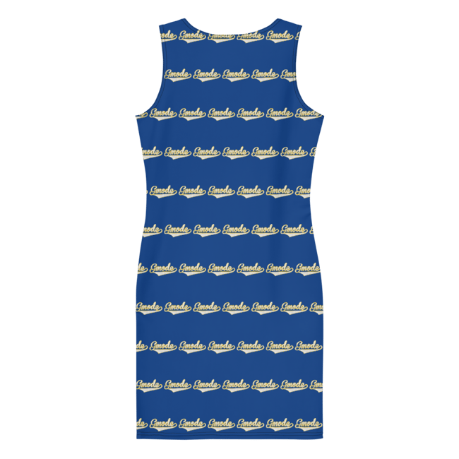 Gmode Print Blue  Sew Dress