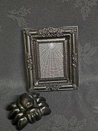 Image 2 of Gothic black framed preserved web 2