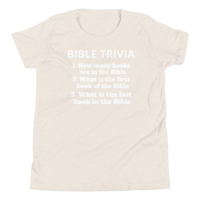 Image 11 of Unisex Youth Short Sleeve T-Shirt (Bible trivia 1)