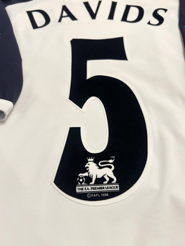Image of PRE ORDER: NEW Tottenham Hotspur "DAVIDS 5" 2005/06 Home Shirt + PL patches (L)