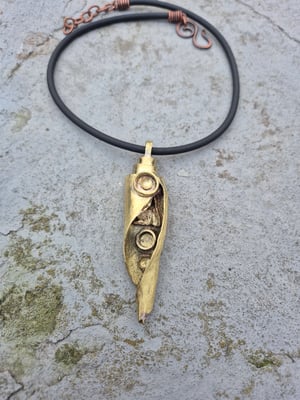 Three bullet casings pendant 