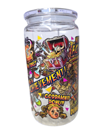 Image 2 of Dungeons and Carls 16oz plastic cup with lid