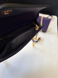 Image 2 of Deep purple crossbody bag 