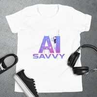 Image 3 of AI Savvy Youth Short Sleeve T-Shirt