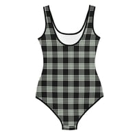 Image 2 of Palaka Black: Keiki Swimsuit (8-20)