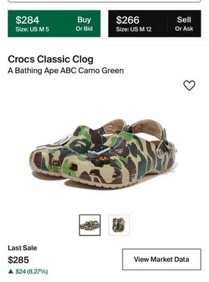 crocs x Bape