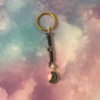 Gold Moon Keychain