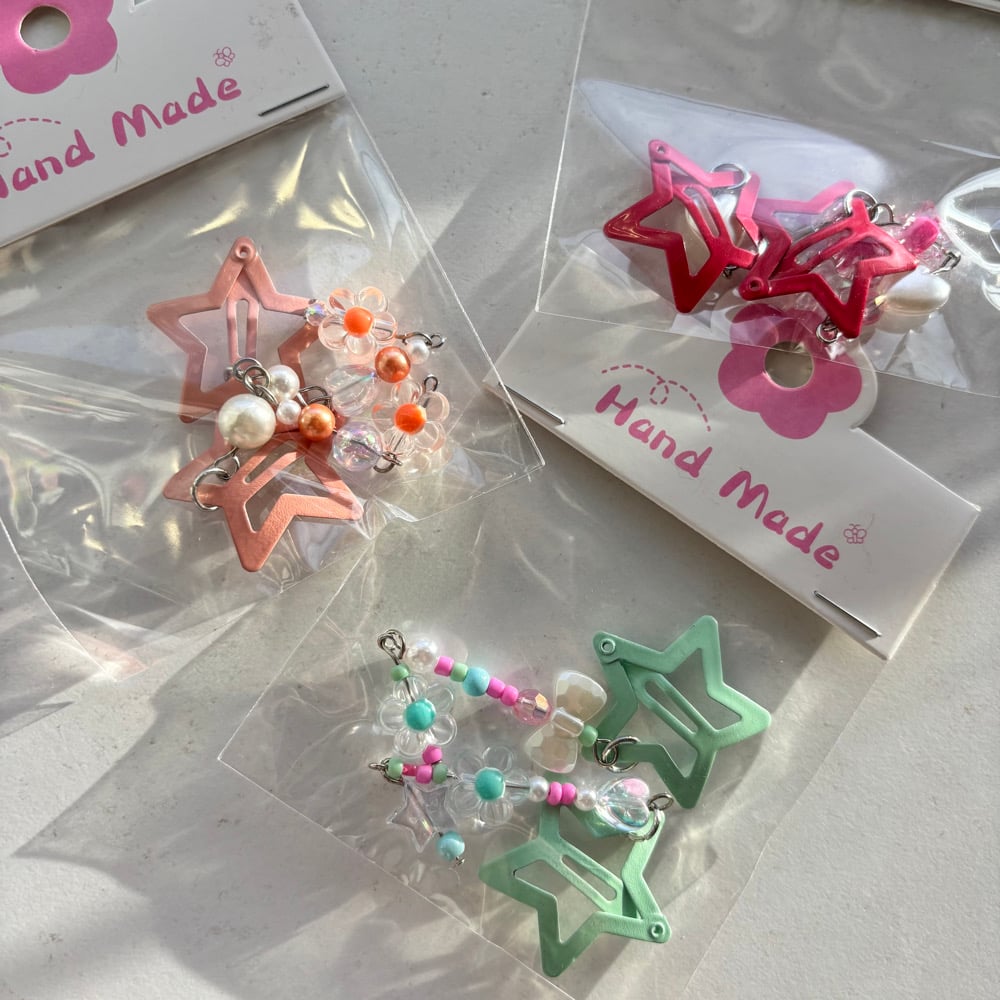 Image of Decora Star Hair Clips