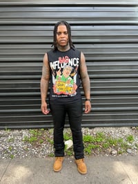 Image 2 of BAD INFLUENCE TEE BLACK