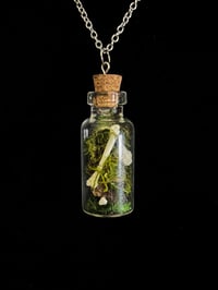 Image 4 of Bones & Gemstones Oddity Jar Necklace