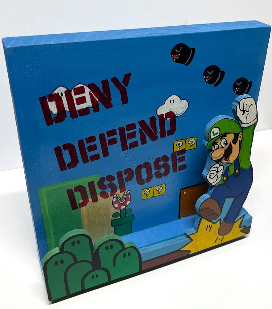 Image of Deny defend dispose