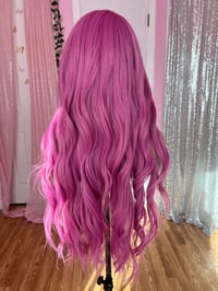 Image 5 of Magenta wig 