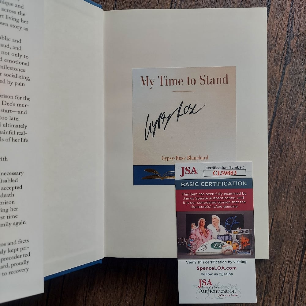 My Time to Stand: A Memoir, by Gypsy-Rose Blanchard - SIGNED
