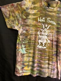 Image 2 of XL Hail Satan Tie Dye Shirt 5