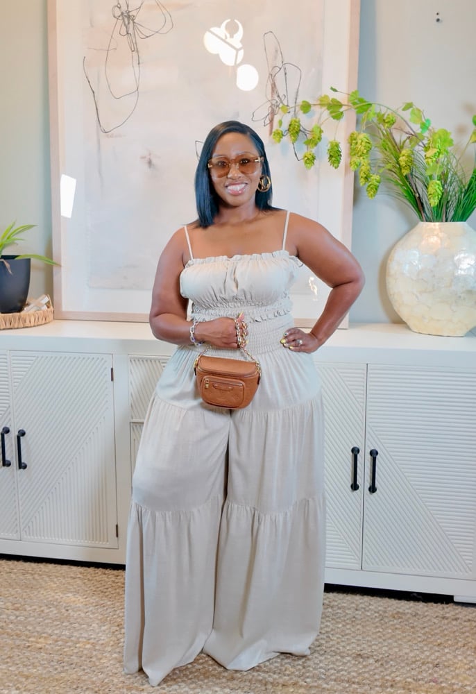 Image of Sassy Linen Set (Beige)