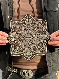 Image 2 of ALL SEEING EYE EMBROIDERED BACK PATCH 