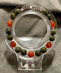Image 1 of Russian Serpentine and Carnelian with Hematite - Size 6.75