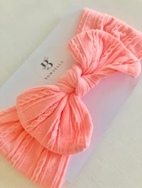 Image 2 of salmon  headwrap
