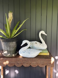 Image 1 of Patina Swan Ornament