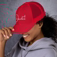 Image 9 of Just Dance Embroidered Trucker Cap