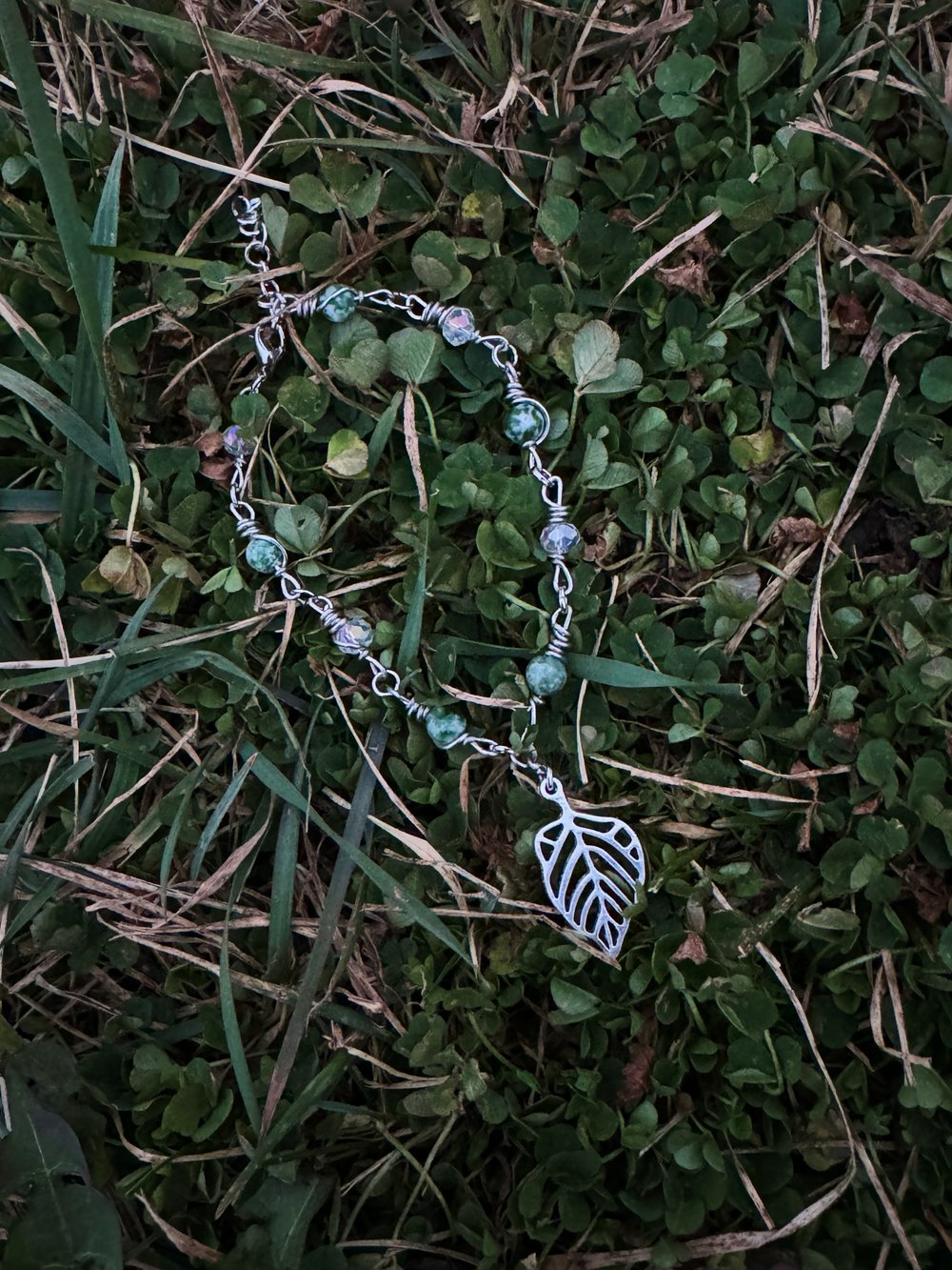 Image of "Growth" Bracelet w/ Tree Agate 