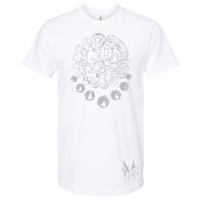 Image 1 of Moon Thief Tee v2 - White/Grey