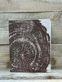 Image 2 of Medium Nature Print French Link Blank Book (wood)