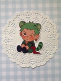 Tiger Swordsman Sticker