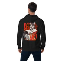 Image 2 of Unisex eco raglan hoodie - Dog w/ Bad Vibes