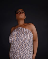 Image 5 of Flowy Knit Cover-Up Dress - Single Strap